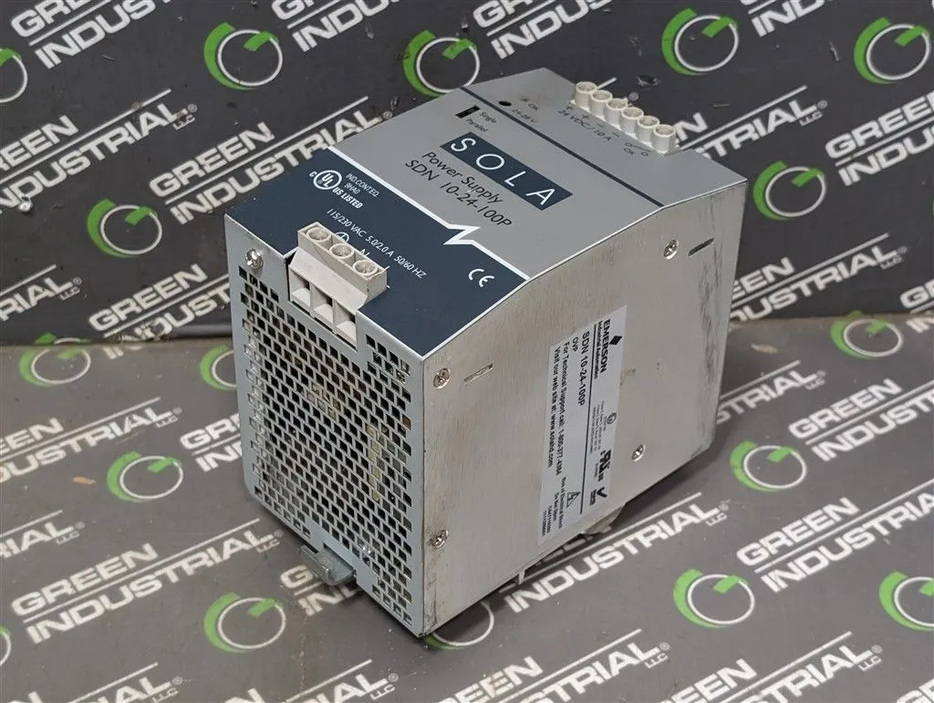 SOLA SDN 10-24-100P Power Supply Module 24VDC 10A Used