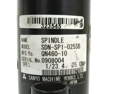 USED SANYO SDN-SP1-025SB QN460-10 TORQUE NUTRUNNER SPINDLE SDNSP1025SB