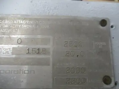 Used CASCADE 25D-23518 Forklift Attachments California US | TNT Industrial #1262298