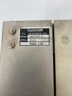 USED Glentek Does Not Apply