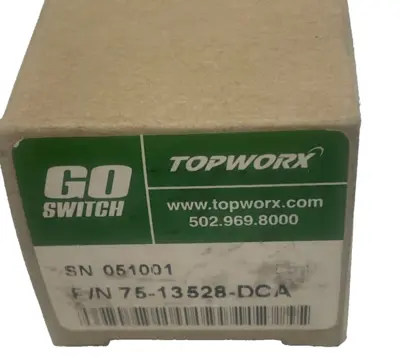 NEW TOPWORX 75-13528-DCA LIMIT SWTICH 7513528DCA