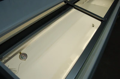 142-0883 Hussmann LBN-10 Sliding Glass Top Self-Contained Freezer