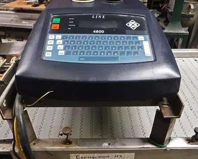USED DUAL SORTING/CODING CONVEYOR, STAINLESS STEEL
