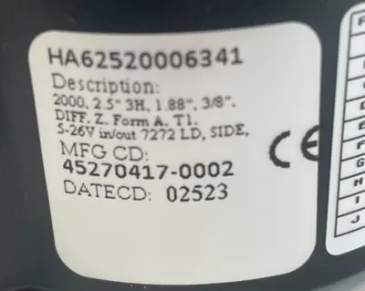 NEW DYNAPAR HA62520006341 INCREMENTAL ENCODER