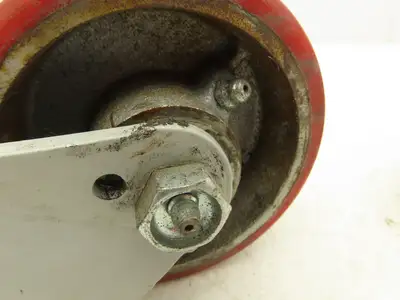 4" Caster Wheel Poly/Cast Swivel Base 2" Wide 5-1/2" Height Lot of 2