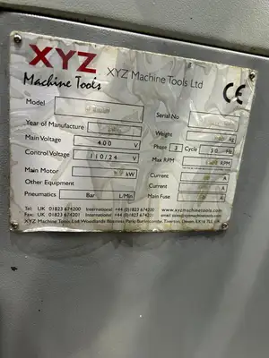 USED XYZ PROTURN SLX 1630 CNC LATHE