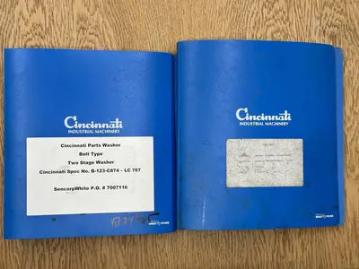 40" x 40" CINCINNATI 3-STAGE HEATED WASHER & PARTS DEGREASER: YOBRO #24765