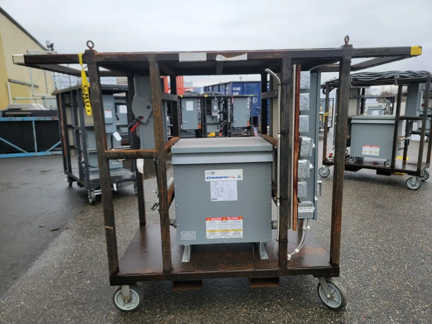 75 kVA Temporary Power Distribution Cart 600V Pri. 208Y/120V Sec.