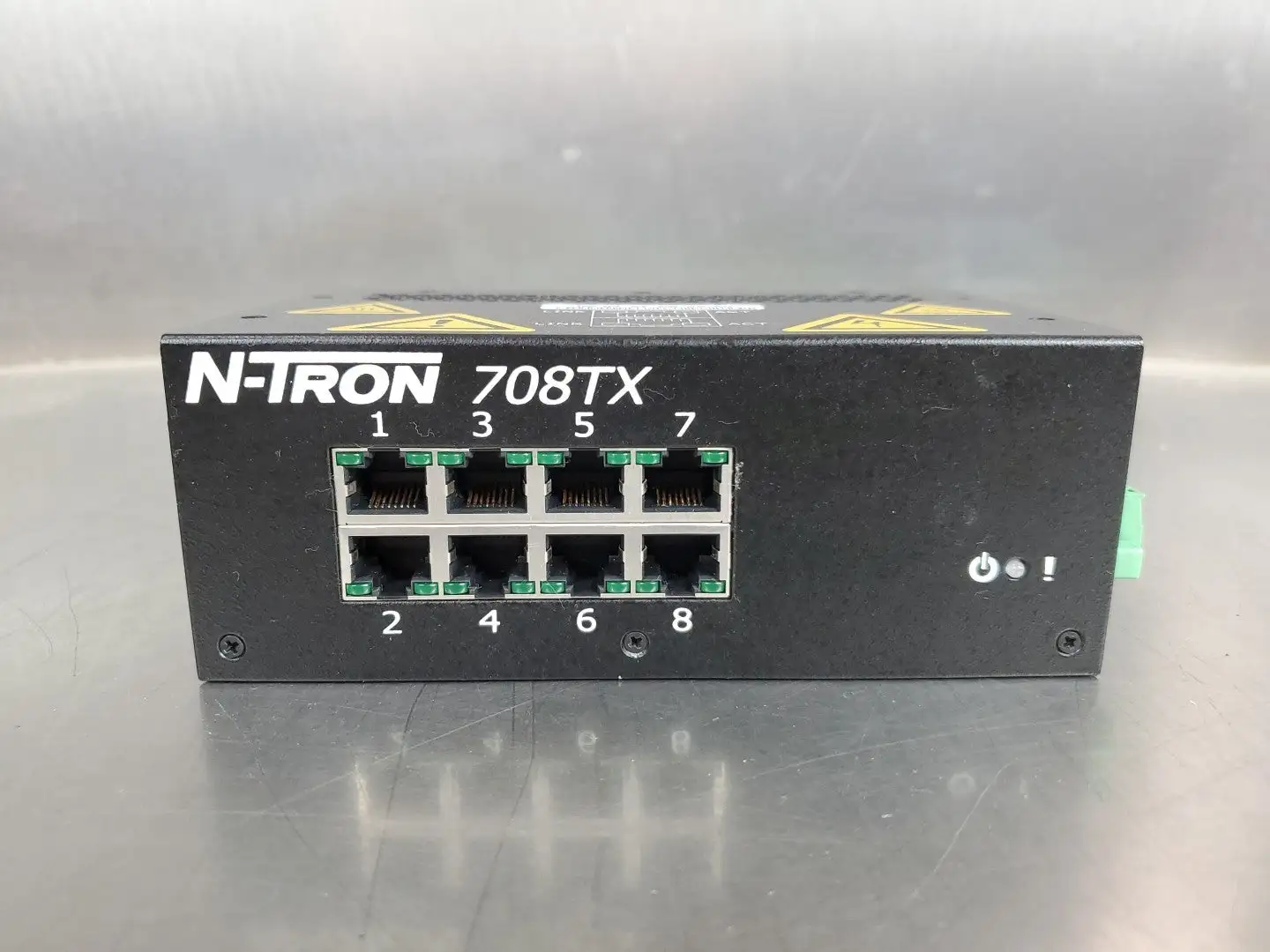 USED N-Tron 708TX Managed Ethernet Switch, 8-Port, 10/100Mbps