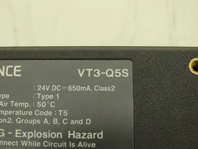 Keyence VT3-Q5S HMI Control Panel 24VDC Tested