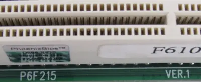 USED FREETECH P6F215 MOTHERBOARD DRIVER ASSEMBLY