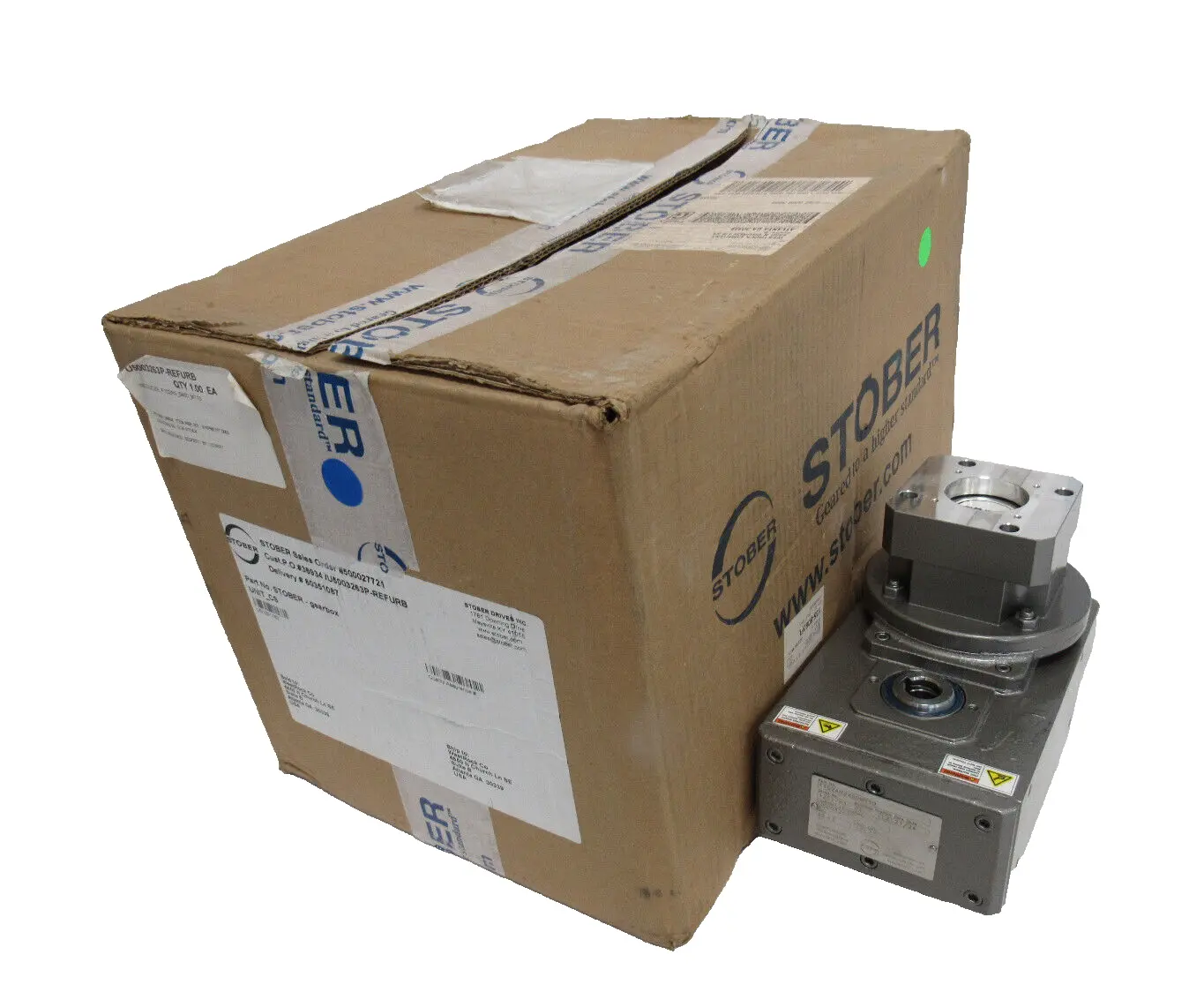 REFURBISHED STOBER F102AN0460MT10 GEAR REDUCER 46.43:1
