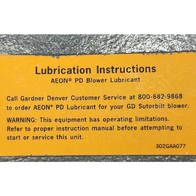 USED GARDNER DENVER GAHLBPA