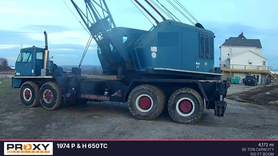 Used 1974 P & H 650TC Truck-Mounted Cranes Ohio US | Proxy Equipment #1377889