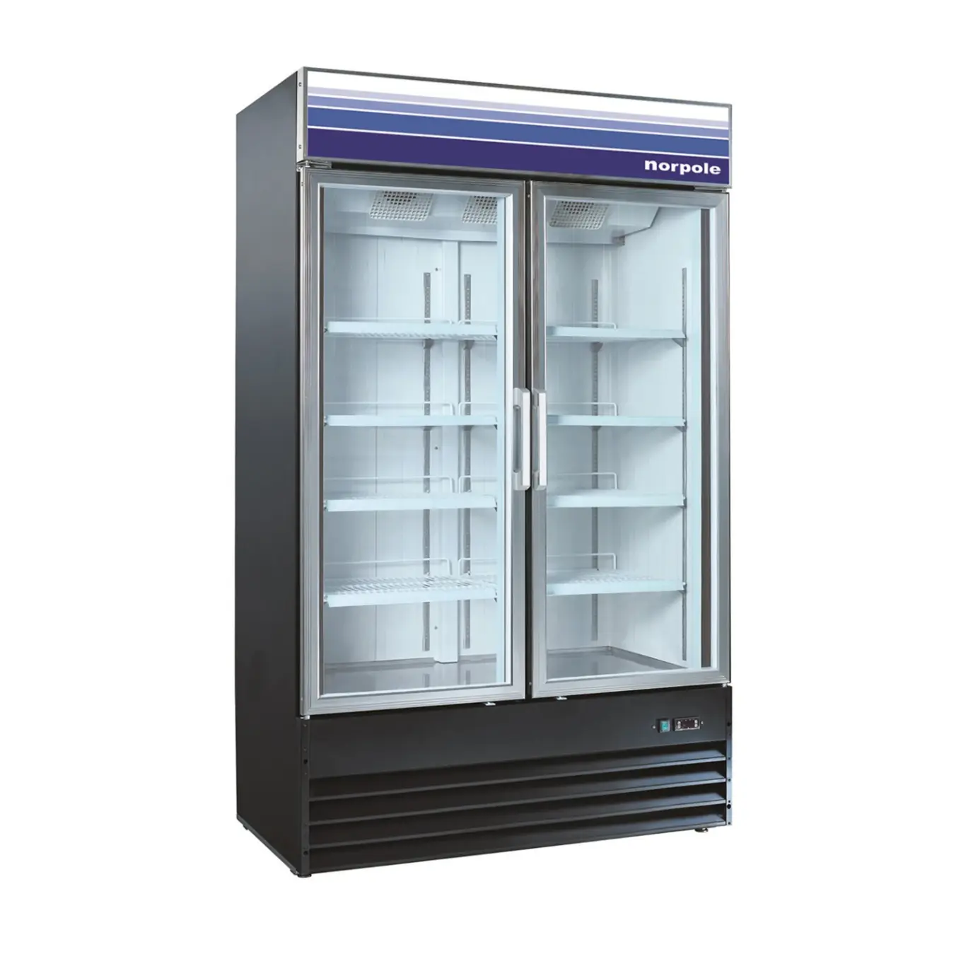 Magic Chef 29 CU. FT. 2-DOOR COMMERCIAL UPRIGHT FREEZER IN BLACK