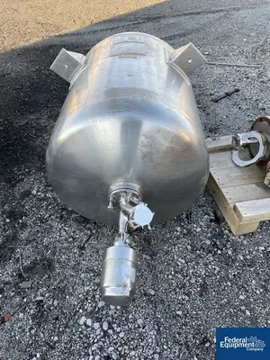 USED Alloy Fabricators 100 Gal Alloy Fab Tank, 316L S/S, 15#
