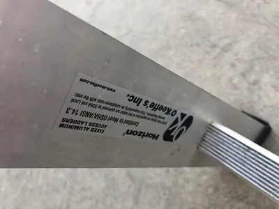 OK HORIZON CLASS 100 LADDER STAINLESS STEEL CLEANROOM