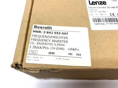 USED REXROTH, LENZE FREQUENCY INVERTER DECENTRALIZED DRIVE