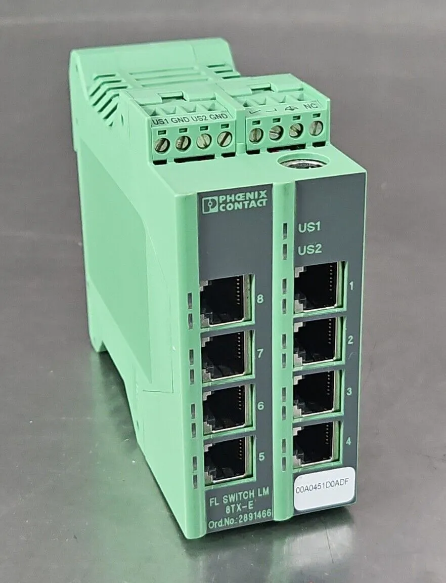 Phoenix Contact FL SWITCH LM 8TX-E Ethernet Switch. 4D-20