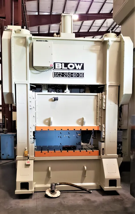 Used 2002 BLOW PRESSES BLOW SC2-250-60-36 PRESS Straight Side Presses | Alma Machinery #898783