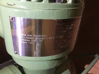 Nikkiso HT25D-C4 Non-Seal Canned Motor Pump 428 GPM P1-100001-028 New