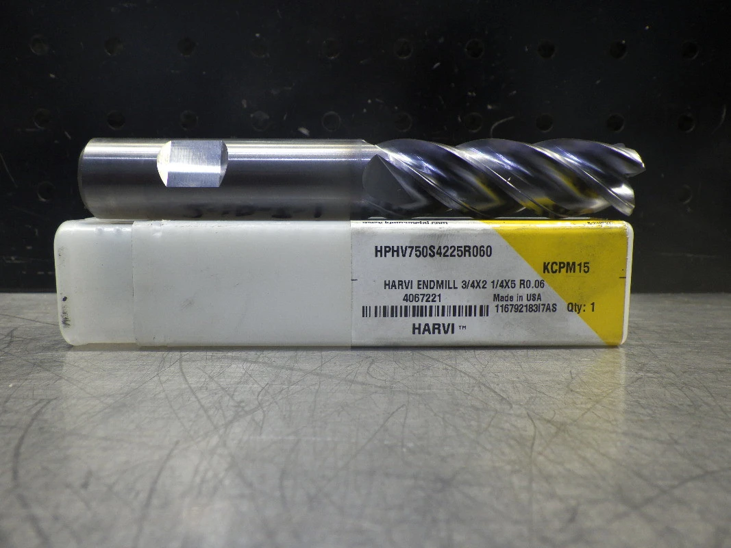 Kennametal Carbide 3/4" 4 Flute Endmill 3/4" Shank HPHV750S4225R060 (LOC1066A)