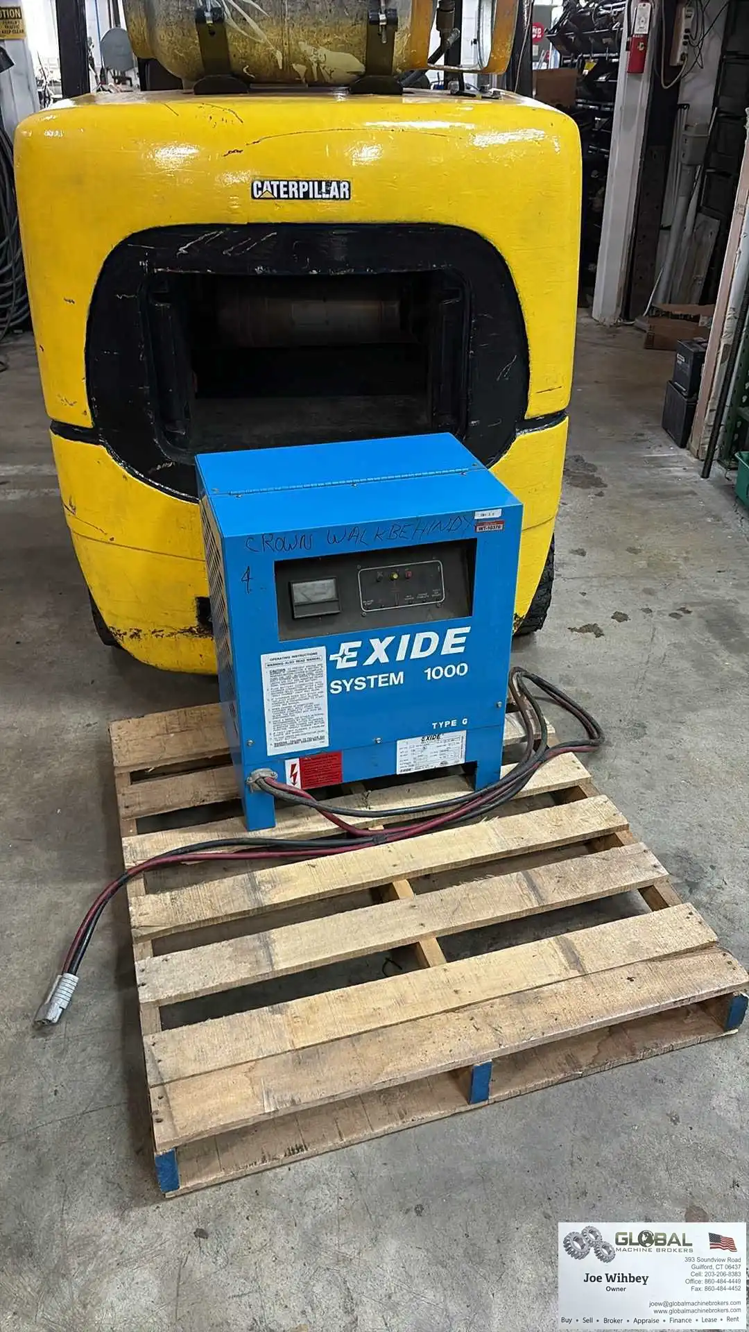 Exide G1-12-380 Industrial Battery Charger For Forklifts 12 Cell 380Amphr