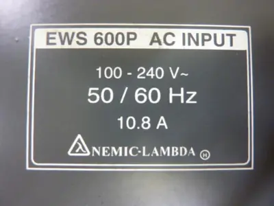 USED NEMIC-LAMBDA EWS 600P-24