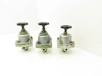 Knorr Pneumatic DMV-6/7.5 Pneumatic Air Regulating Valve 1/4"  Lot of 3  *Read*