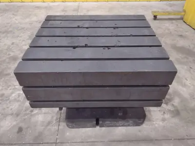 28" X 32" X 22" CARLTON T-SLOTTED UNIVERSAL ADJUSTABLE DRILL BOX TABLE: YOBRO #23820
