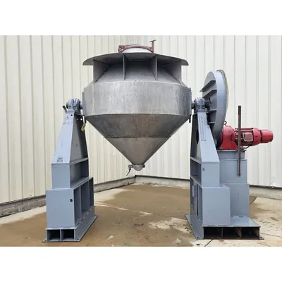 Used Patterson Stainless Steel Double Cone Blender - 75Cu/Ft