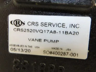 New | in-Stock CRS _UNKNOWN_ Hydraulic Pumps | Arrow Industrial #561178