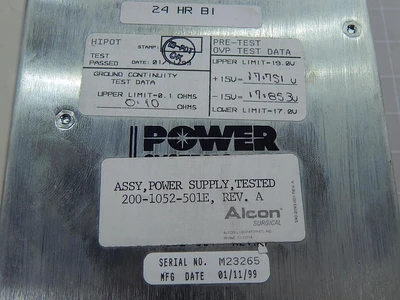 Used ALCON _UNKNOWN_ AC/DC Power Supplies | OCO Industrial #1650614