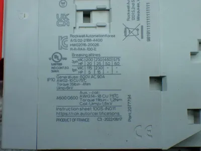 NEW ALLENBRADLEY 100SE65KJ22C