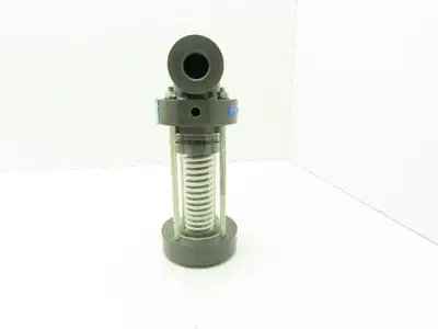 Plast-o-matic ES075V-NC-LS 3/4" Shutoff Valve Spring Return NC Pneumatic Powered