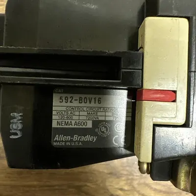 Used ALLEN-BRADLEY 592-BOV16 Miscellaneous Equipment (Electrical & Power) | Surplus Asset Holdings #1201724