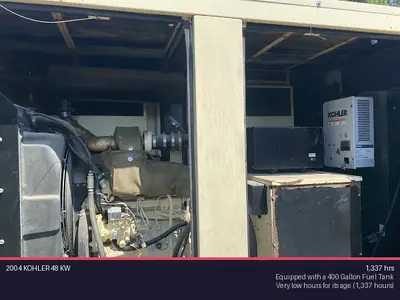Used 2004 KOHLER 48 KW Portable Generators Alabama US | Proxy Equipment #1385260