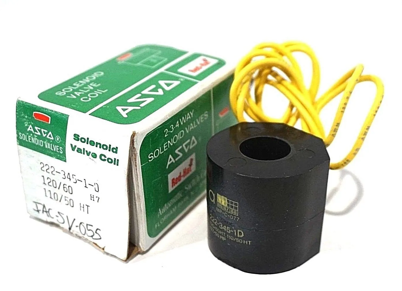 NEW ASCO 222-345-1D SOLENOID COIL 2223451D
