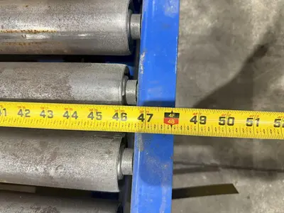 48" X 96" LEWCO ROLLER CONVEYOR: STOCK #23307