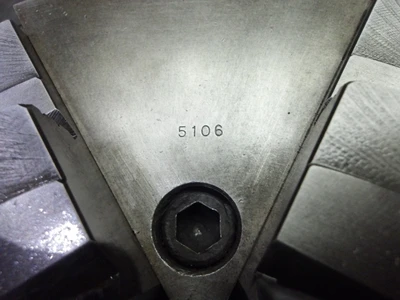 Buck Chuck 10" 6 Reversible Jaw Scroll Chuck W/L112 Threaded Back Plate 1506 (STK)