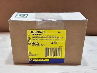 NEW SQUARE D QOB220GFI