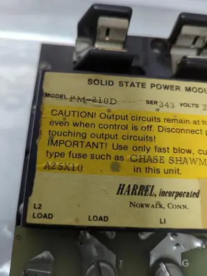 Used HARREL PM-210D AC Drive Power Modules Ohio US | Surplus Asset Holdings #1246417