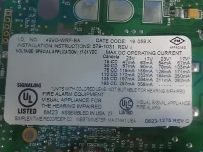 NEW SIMPLEX 49VOWRFBA
