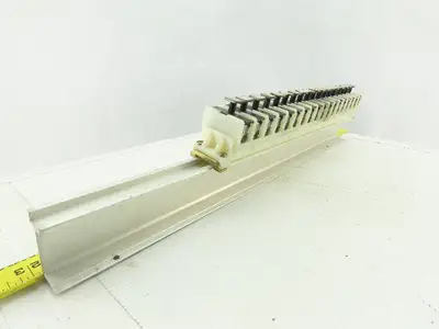 Allen Bradley 1492-CE Terminal Blocks Din Rail W/Fuse Gould GFN1 125VAC 18 Pcs