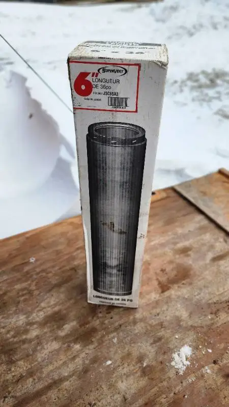 SuperVent 6" x 36" Chimney Length JSC6SA3