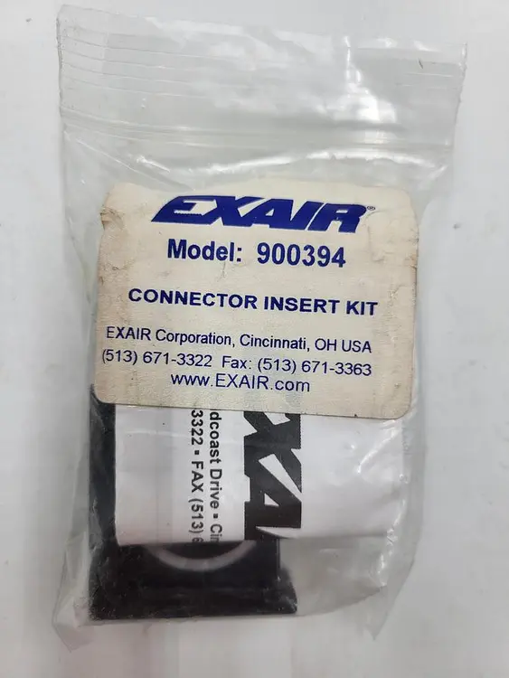 New | in-Stock EXAIR EXAIR 900394 CONNECTOR INSERT KIT IN BAG Connector Accessories | ND Industrial Surplus #1217042