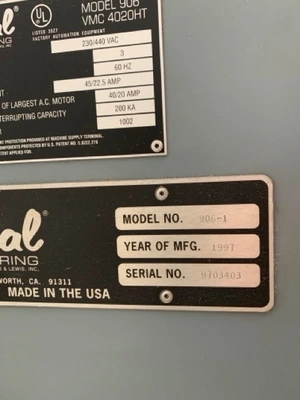 1997 FADAL 4020HT Vertical Machining Centers | PM Machines (3)