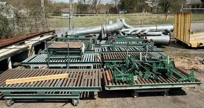 LOT OF ROLLER CONVEYOR