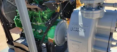 USED 2015 JOHN DEERE 4045 WITH CORNEL PUMP TRASH PUMP