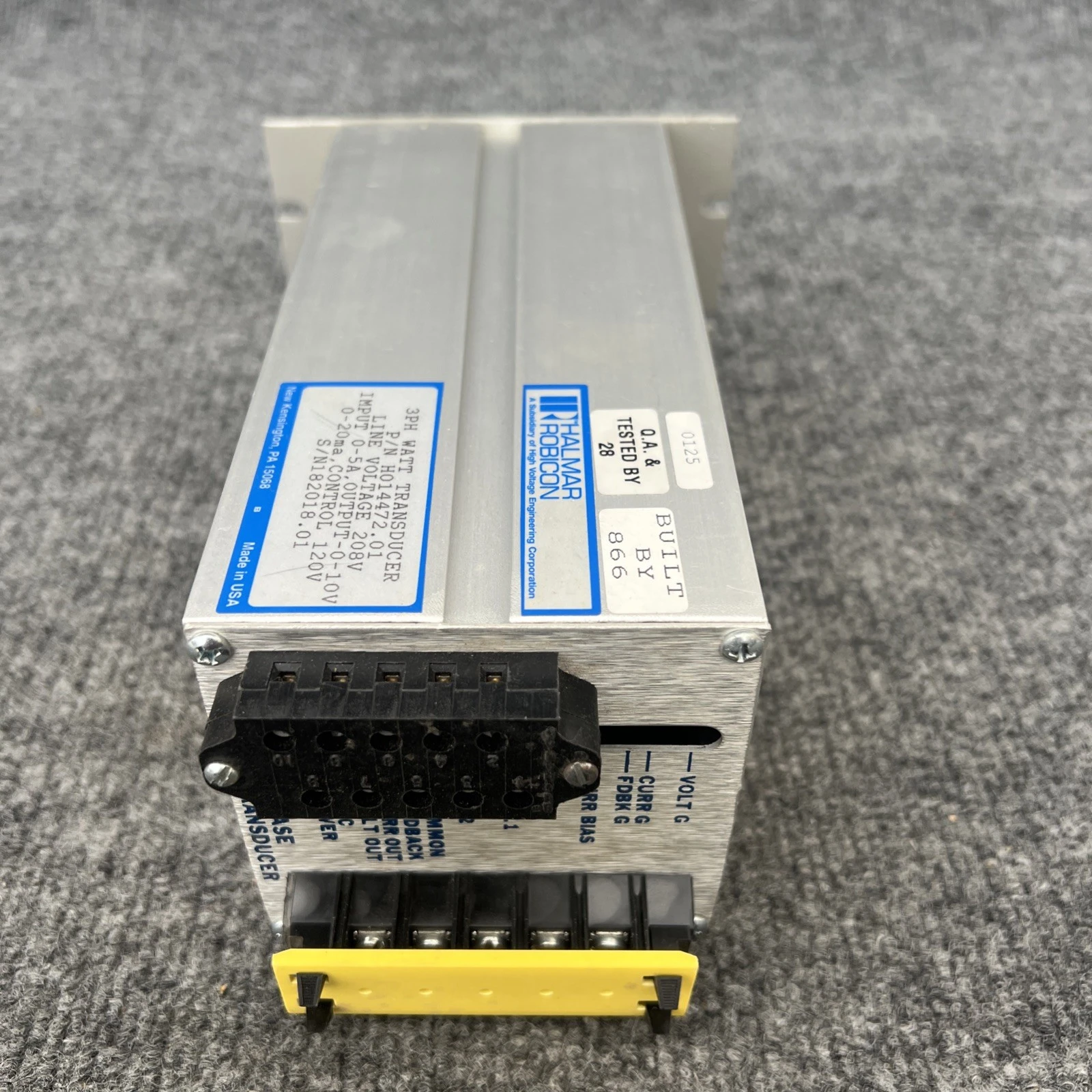 New | in-Stock Halmar Robicon H014472.01 Transducers California US | Davliegogo LLC #1706881